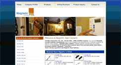 Desktop Screenshot of magneticdoorcontacts.com