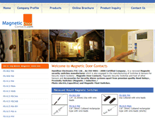 Tablet Screenshot of magneticdoorcontacts.com